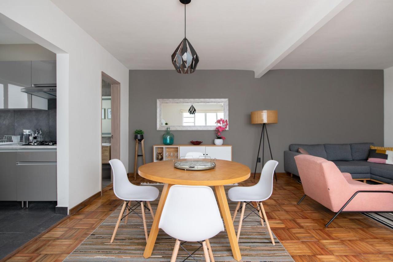 D.4 Acogedor Departamento En La Iconica Roma Norte Mexico City Exteriör bild