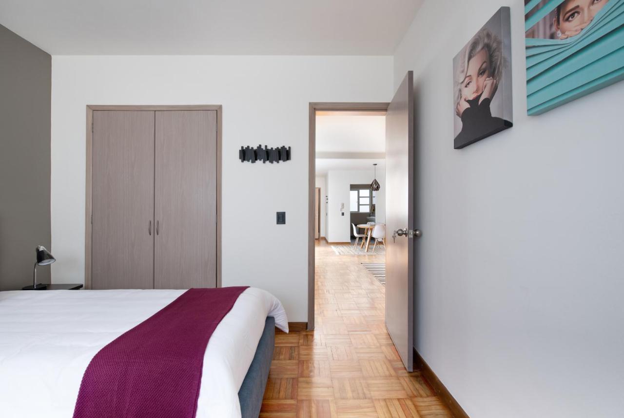 D.4 Acogedor Departamento En La Iconica Roma Norte Mexico City Exteriör bild